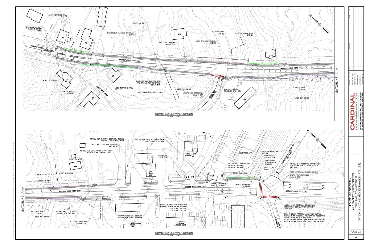 Concept Plans Rt 195 Sidewalks