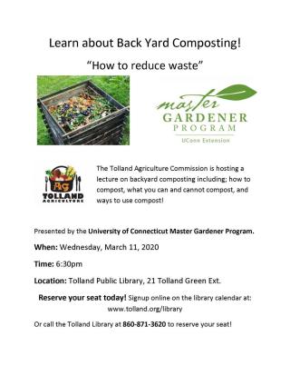 Learn about back yard composting