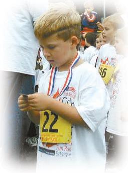 Little Boy with Medal