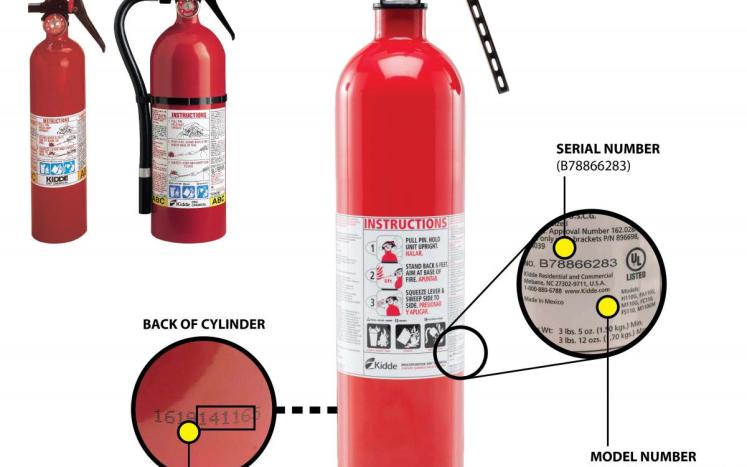 Kidde Plastic Handle Fire Extinguisher